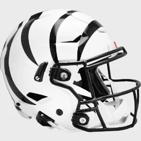 Personalized Rugby Helmets For High-School Teams-Cincinnati Bengals Full Size Authentic Speedflex Football Helmet 2022 Alternate - NFL