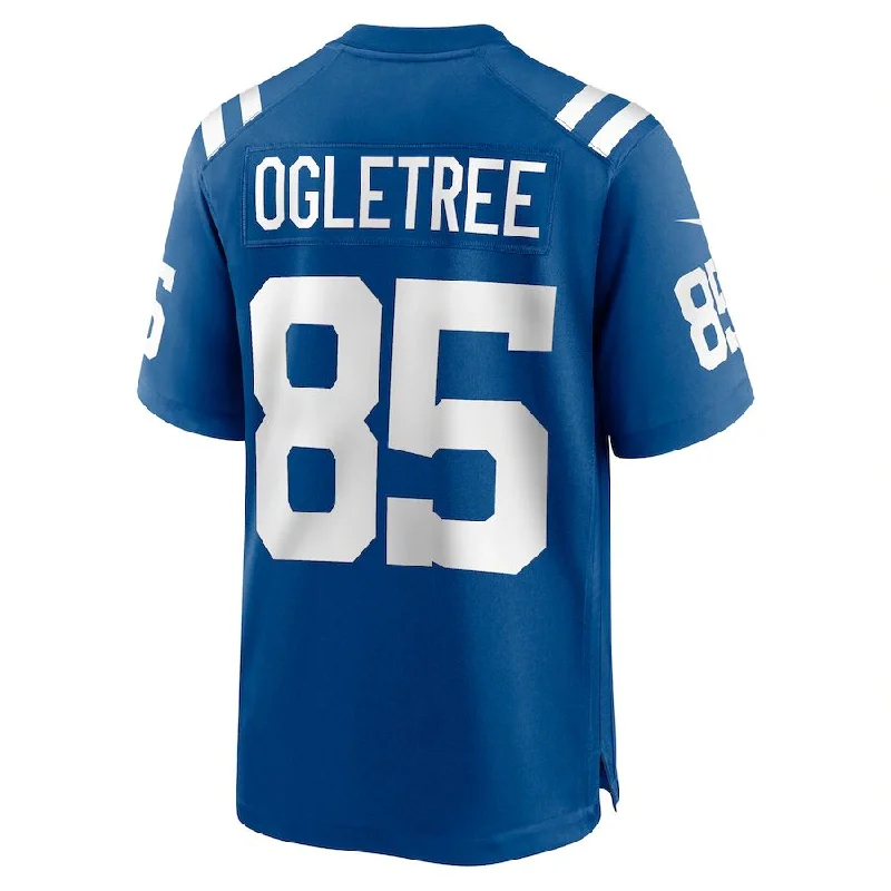 Custom Rugby Jerseys For International Tournaments-IN.Colts #85 Andrew Ogletree Royal Game Player Jersey Stitched American Football Jerseys