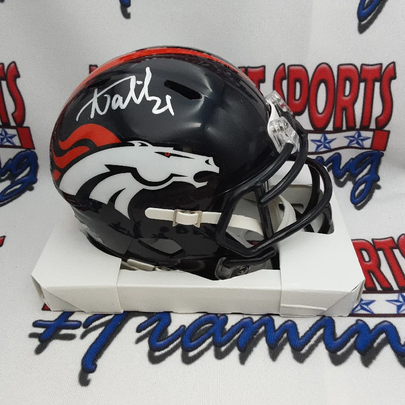 Rugby Helmets For Rugby League Competitions-Aqib Talib Authentic Signed Autographed Mini Helmet JSA.