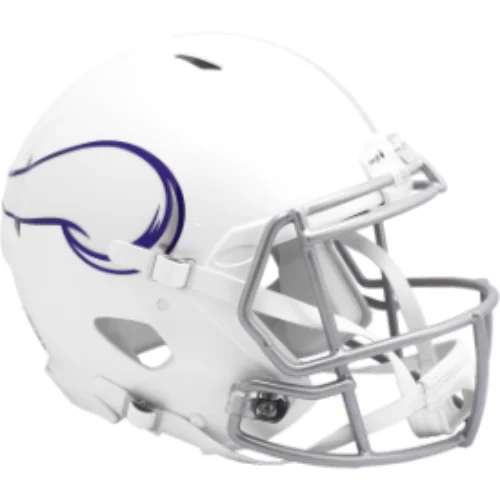 Rugby Helmets With Enhanced Protection-Minnesota Vikings Full Size Authentic Speed Football Helmet 2024 On-Field Alternate - NFL