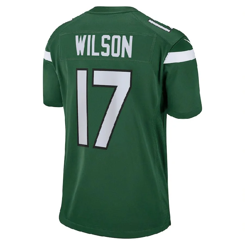 Rugby Jerseys For Special Team Events-NY.Jets #17 Garrett Wilson Gotham Green 2022 Draft First Round Pick Player Game Jersey Stitched American Football Jerseys