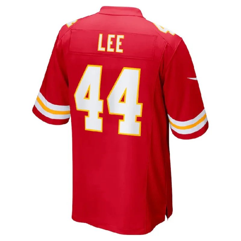 Personalized Rugby Jerseys For Custom Designs-KC.Chiefs #44 Elijah Lee Red Game Player Jersey Stitched American Football Jerseys