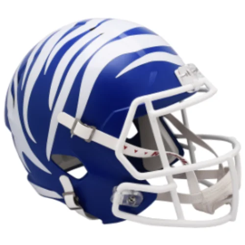 Rugby Helmets With Custom Fit-Memphis Tigers Full Size Speed Replica Football Helmet - NCAA