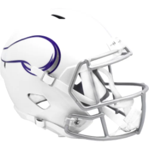 Custom Rugby Helmets For Off-Field Wear-Minnesota Vikings Full Size Speed Replica Football Helmet 2024 On-Field Alternate - NFL