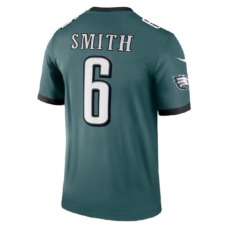 Personalized Rugby Jerseys For Team Photos-P.Eagles #6 DeVonta Smith Midnight Green Legend Jersey Stitched American Football Jerseys