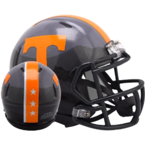 Custom Rugby Helmets For Competition-Tennessee Volunteers NCAA Mini Speed Football Helmet Smoky Mountain - NCAA