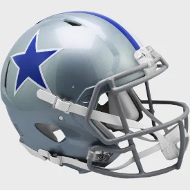 Rugby Helmets For Professional & Amateur Use-Dallas Cowboys Full Size Authentic 1964 to 1966 Speed Throwback Helmet - NFL