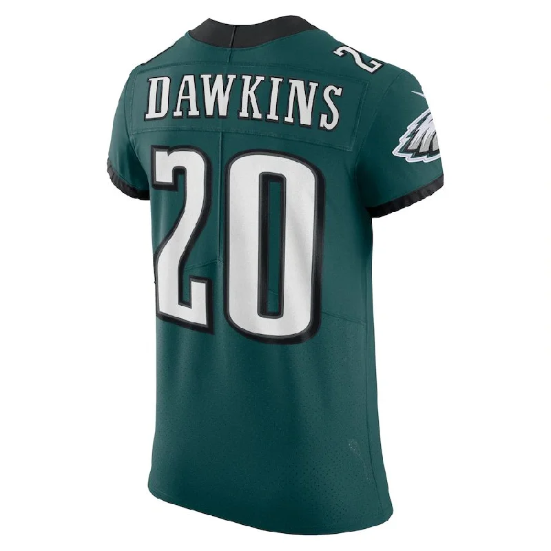 Personalized Rugby Jerseys For Special Celebrations-P.Eagles #20 Brian Dawkins Midnight Green Vapor Elite Retired Player Jersey Stitched American Football Jerseys