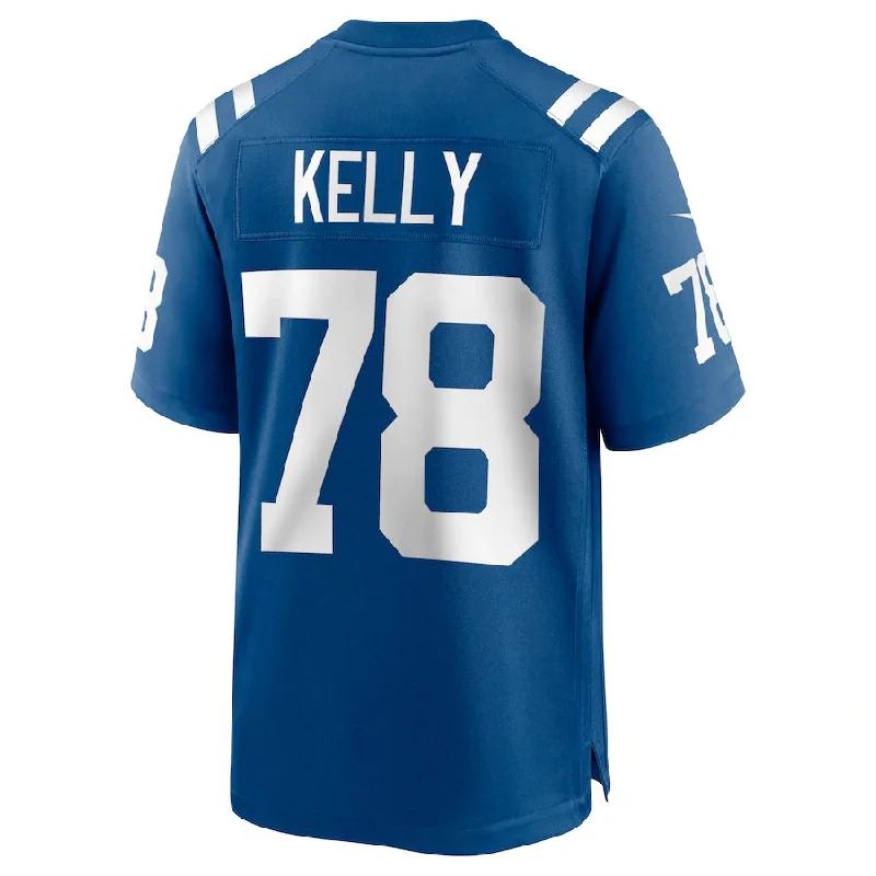 Personalized Rugby Jerseys For Special Guests-IN.Colts #78 Ryan Kelly Royal Game Jersey Stitched American Football Jerseys