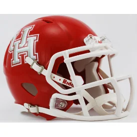 Custom Rugby Helmets For Protective Sports Gear-Houston Cougars NCAA Mini Speed Football Helmet- NCAA