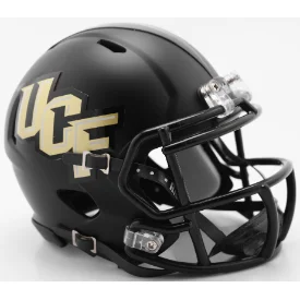 Custom Rugby Helmets For Limited-Time Deals-Central Florida Golden Knights NCAA Mini Speed Football Helmet Anthracite - NCAA