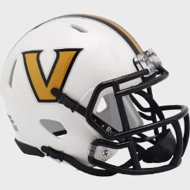 Rugby Helmets With Lightweight Design-Vanderbilt Commodores Full Size Speed Replica NCAA Helmet-NCAA