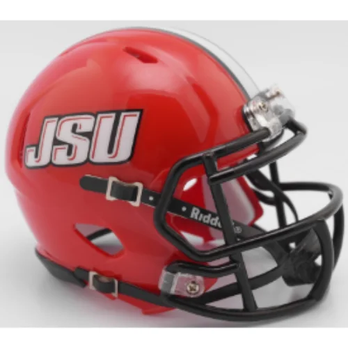 Custom Rugby Helmets For Schools-Jacksonville State Gamecocks NCAA Mini Speed Football Helmet- NCAA