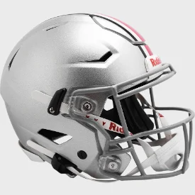 Custom Rugby Helmets With Custom Branding-Ohio State Buckeyes Full Size Authentic SpeedFlex Helmet - NCAA