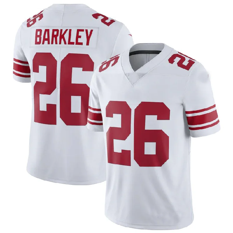 Rugby Jerseys For Sponsorship Recognition-NY.Giants #26 Saquon Barkley White Vapor Untouchable Limited Jersey Stitched American Football Jerseys